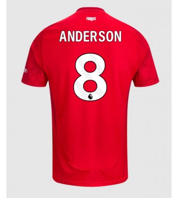 Nottingham Forest Elliot Anderson #8 Primera Equipación 2024-25 Manga Corta